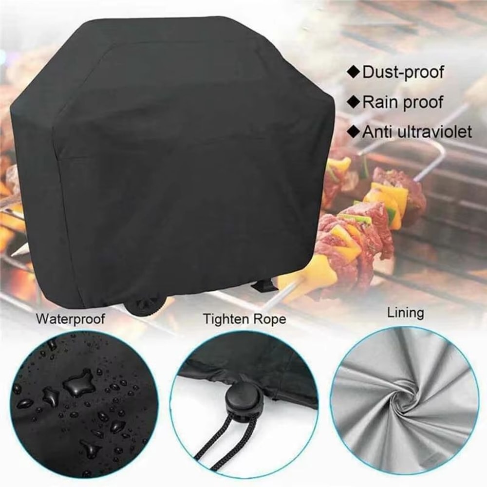 Heavy Duty Waterproof Oxford BBQ Grill Cover For Outdoor Barbecue And Smoker Protection 0