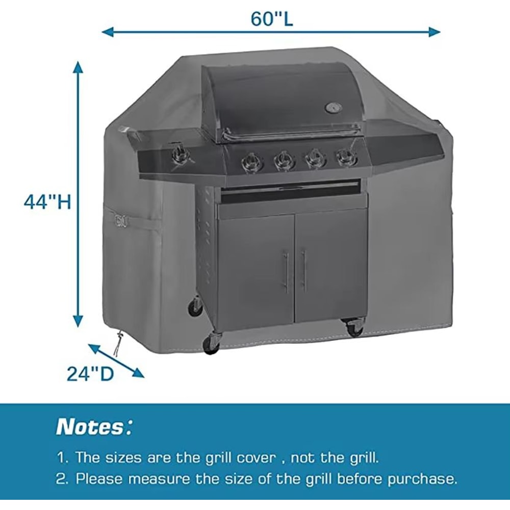 Heavy Duty Waterproof Oxford BBQ Grill Cover For Outdoor Barbecue And Smoker Protection 2