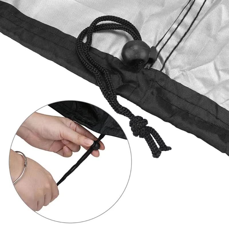 Heavy Duty Waterproof Oxford BBQ Grill Cover For Outdoor Barbecue And Smoker Protection 4