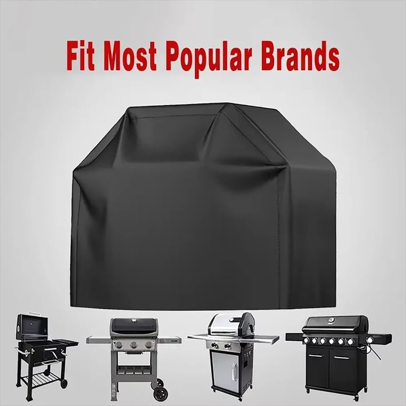 Heavy Duty Waterproof BBQ Grill Cover AntiDust Rain Protective Outdoor Barbecue Cover 1