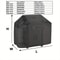 Heavy Duty Waterproof BBQ Grill Cover AntiDust Rain Protective Outdoor Barbecue Cover 2