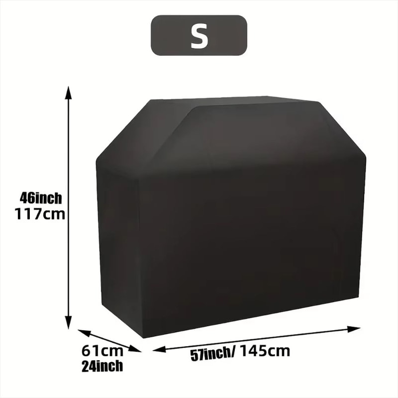 Heavy Duty Waterproof BBQ Grill Cover AntiDust Rain Protective Outdoor Barbecue Cover 11