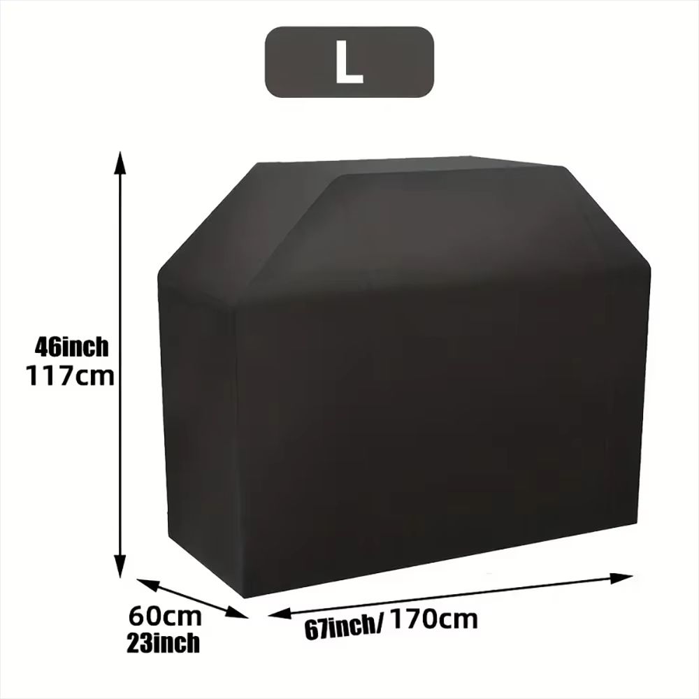 Heavy Duty Waterproof BBQ Grill Cover AntiDust Rain Protective Outdoor Barbecue Cover 14