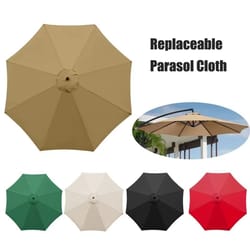 rainproof patio umbrella replacement canopy – uv sunshade cloth for outdoor umbrella frame
