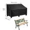 HeavyDuty Waterproof Garden Bench Cover UV Tear Resistant Windproof Oxford Fabric Protection 3