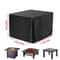 Square 210T Waterproof Fire Pit Cover UV Fade Resistant Outdoor Fire Pit Table Protector 10
