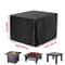 Square 210T Waterproof Fire Pit Cover UV Fade Resistant Outdoor Fire Pit Table Protector 11