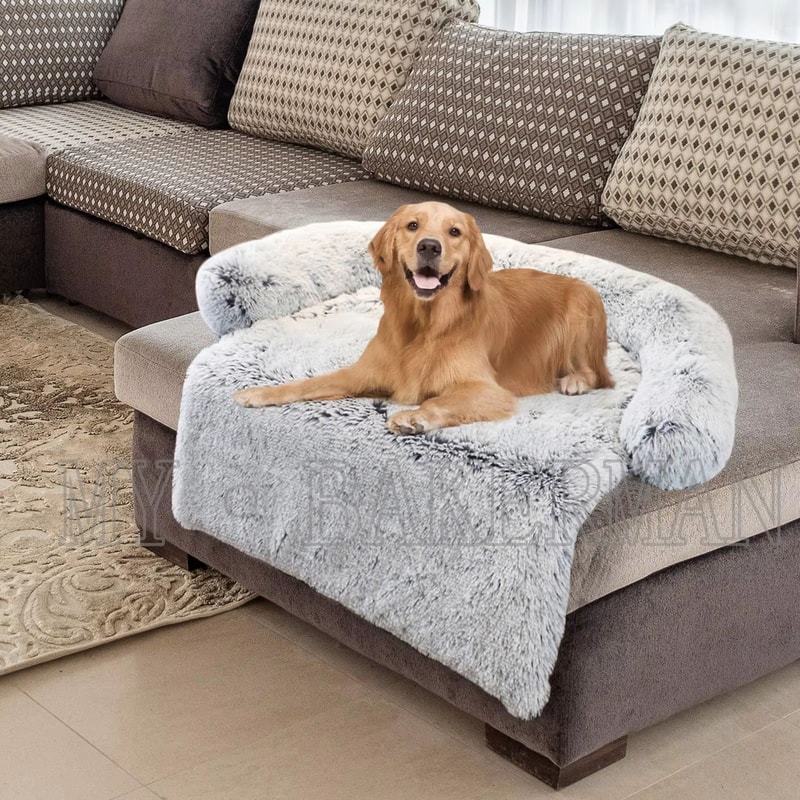 Washable Warm Dog Bed Sofa Soft Winter Pet Nest Bed And Furniture Protector Mat For Cats And Dogs 1
