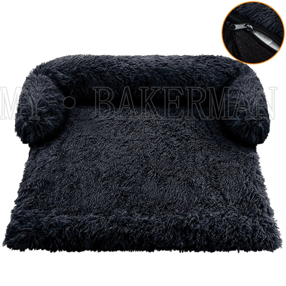 Washable Warm Dog Bed Sofa Soft Winter Pet Nest Bed And Furniture Protector Mat For Cats And Dogs 10