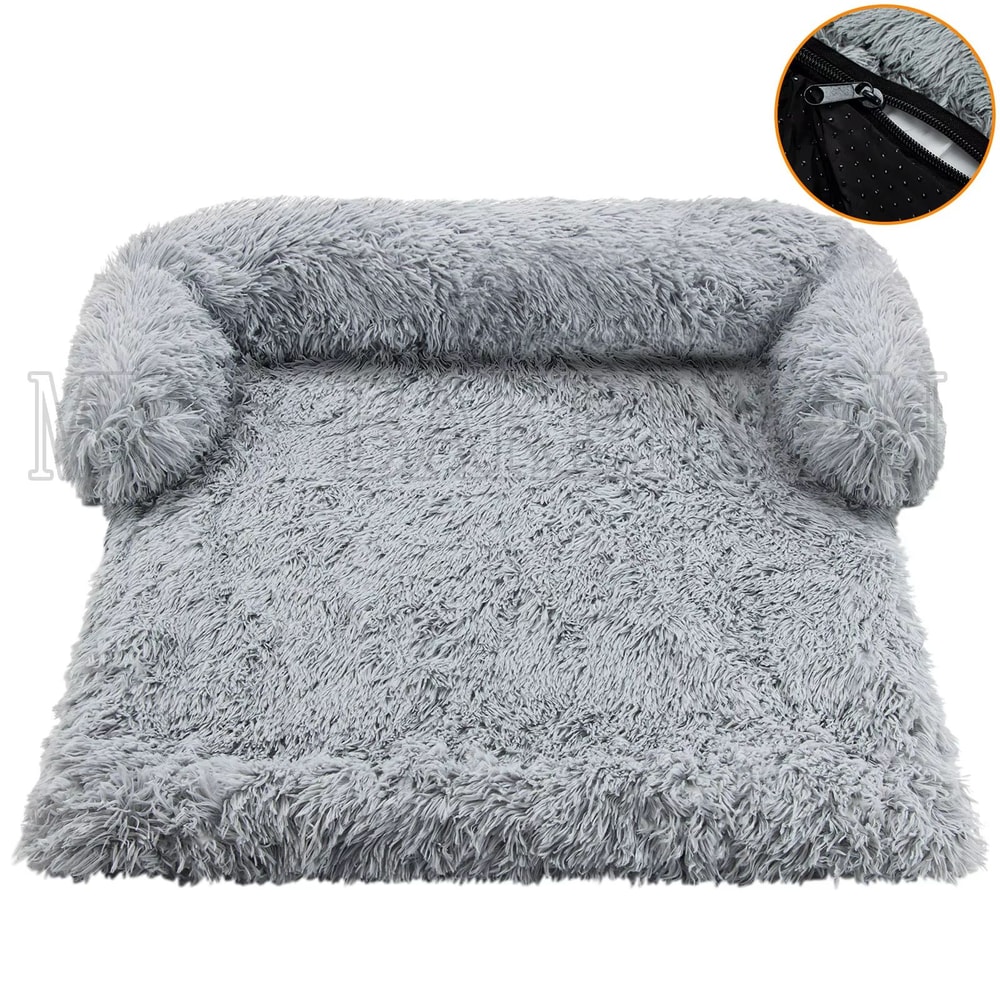 Washable Warm Dog Bed Sofa Soft Winter Pet Nest Bed And Furniture Protector Mat For Cats And Dogs 11