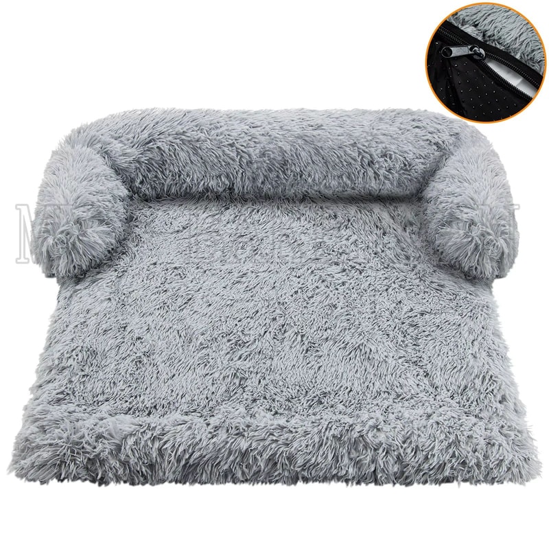Washable Warm Dog Bed Sofa Soft Winter Pet Nest Bed And Furniture Protector Mat For Cats And Dogs 11