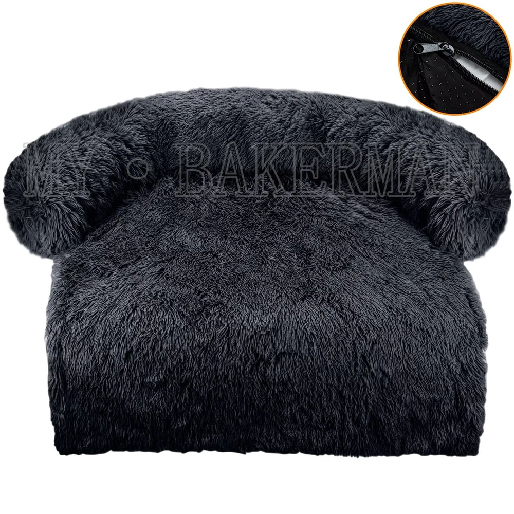 Washable Warm Dog Bed Sofa Soft Winter Pet Nest Bed And Furniture Protector Mat For Cats And Dogs 7