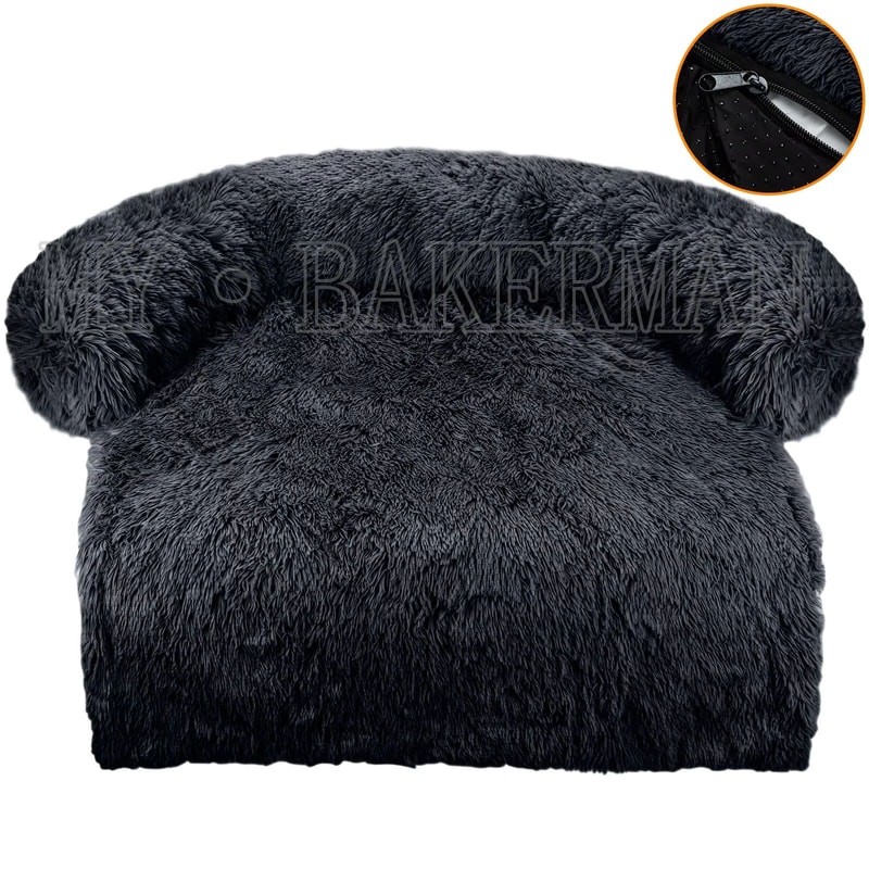 Washable Warm Dog Bed Sofa Soft Winter Pet Nest Bed And Furniture Protector Mat For Cats And Dogs 7