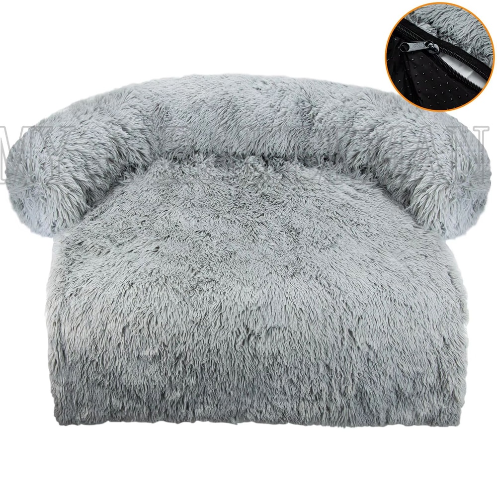 Washable Warm Dog Bed Sofa Soft Winter Pet Nest Bed And Furniture Protector Mat For Cats And Dogs 8