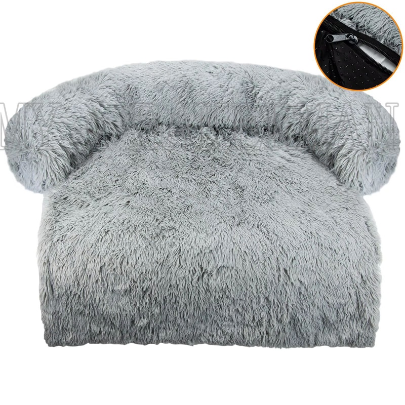 Washable Warm Dog Bed Sofa Soft Winter Pet Nest Bed And Furniture Protector Mat For Cats And Dogs 8