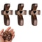 Wooden Handheld Pocket Cross With Heart Cutout Stress Relief Palm Cross And Encouragement Gift 6