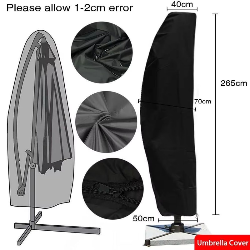 Waterproof Oxford Cloth Outdoor Umbrella Cover For Cantilever And Patio Parasols 1