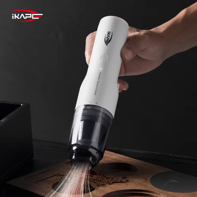 IKAPE Wireless Mini Coffee Grounds Vacuum Cleaner With USBC Charging 0