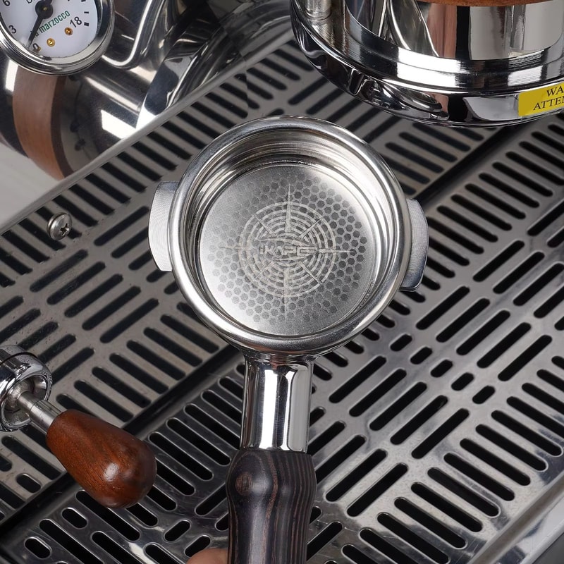 IKAPE Beehive Stainless Steel Espresso Filter Basket For 515458mm Portafilters 2