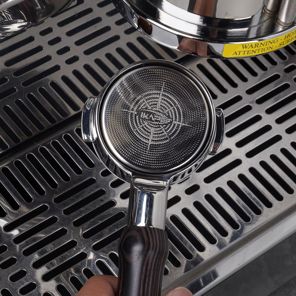 IKAPE Precision High Extraction Espresso Filter Basket Stainless Steel Bottomless Portafilter Upgr 0