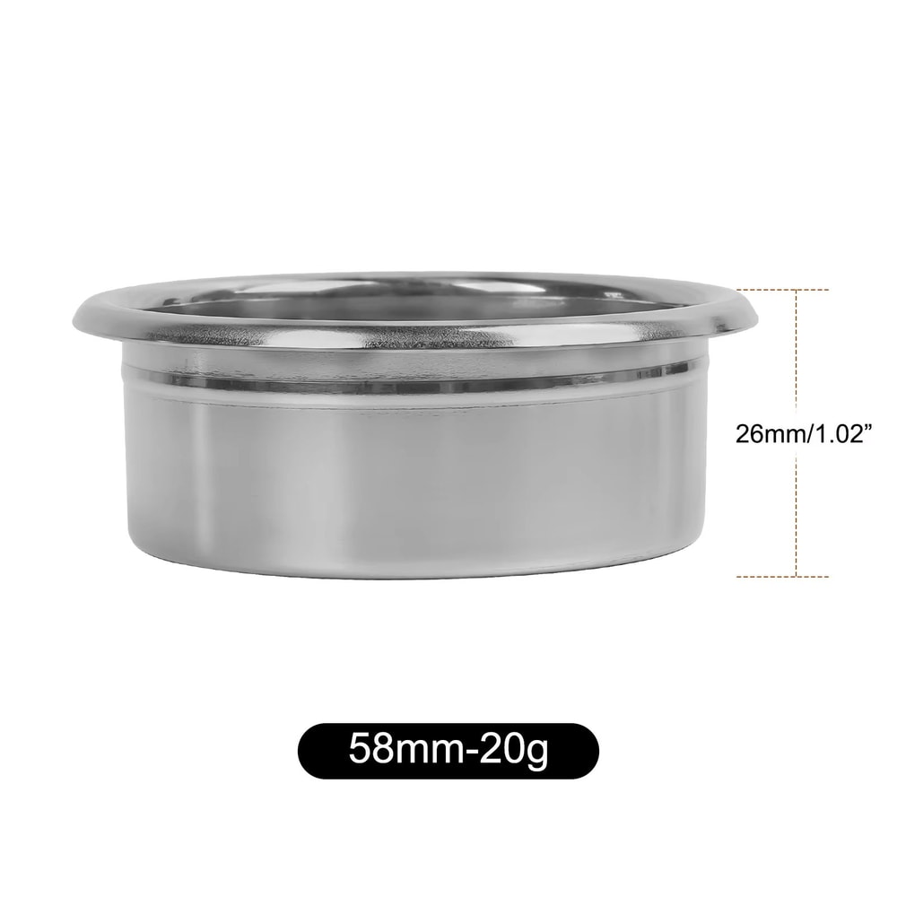 IKAPE Precision High Extraction Coffee Filter Basket Stainless Steel Bottomless Portafilter Upgrad 10