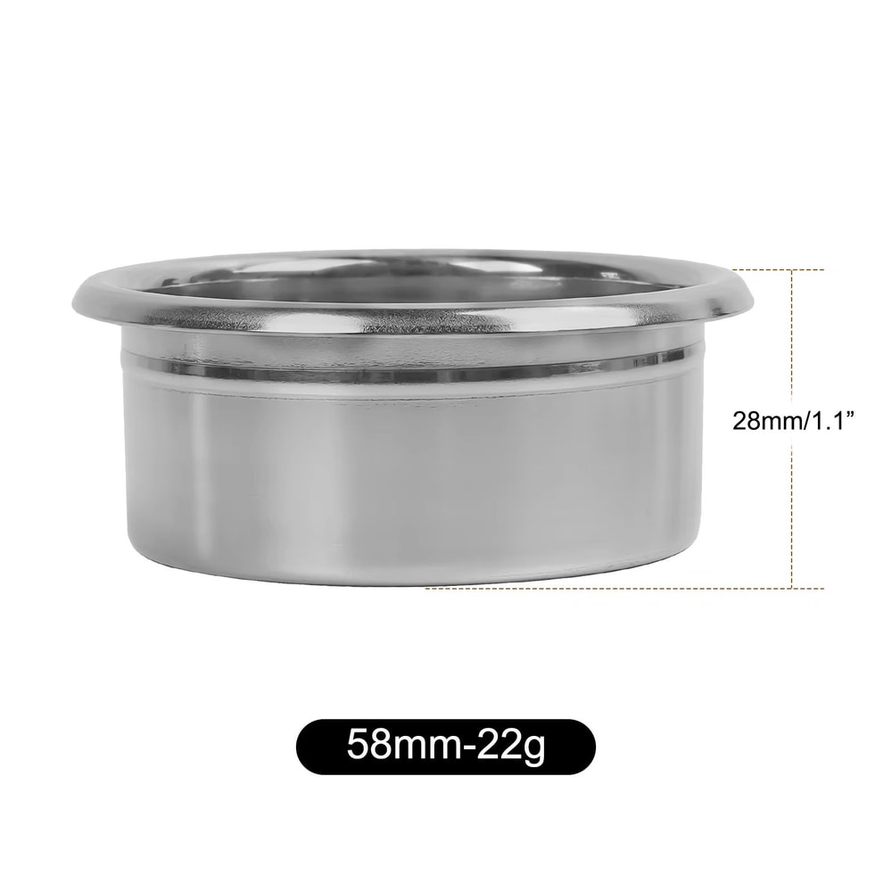 IKAPE Precision High Extraction Coffee Filter Basket Stainless Steel Bottomless Portafilter Upgrad 12