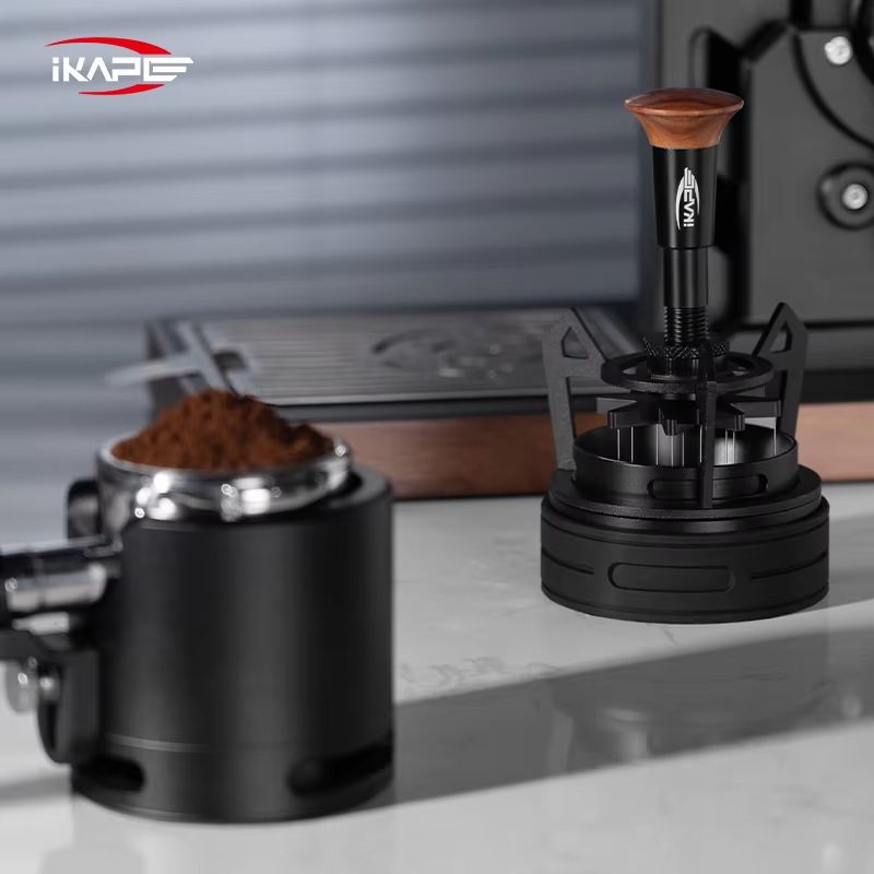 IKAPE V3 Espresso Rotary WDT Tool With Dosing Funnel Stand Coffee Distribution System 3