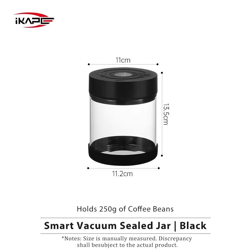 IKAPE Coffee Beans Vacuum Sealed Tank With Electric Digital Display Smart Coffee Storage Canister 6