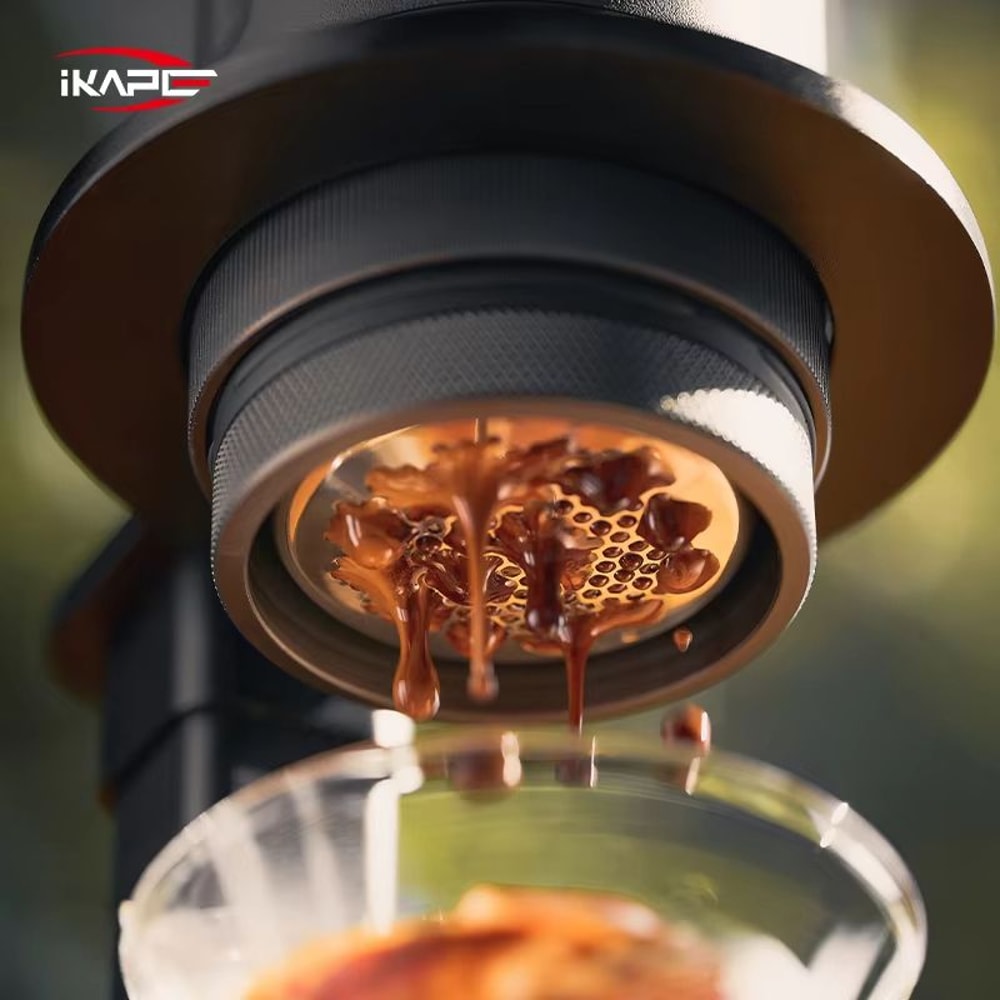 IKAPE Wireless Bluetooth Portable Espresso Maker Compatible With 58 Mm 228 In Bottomless Portafilt 1