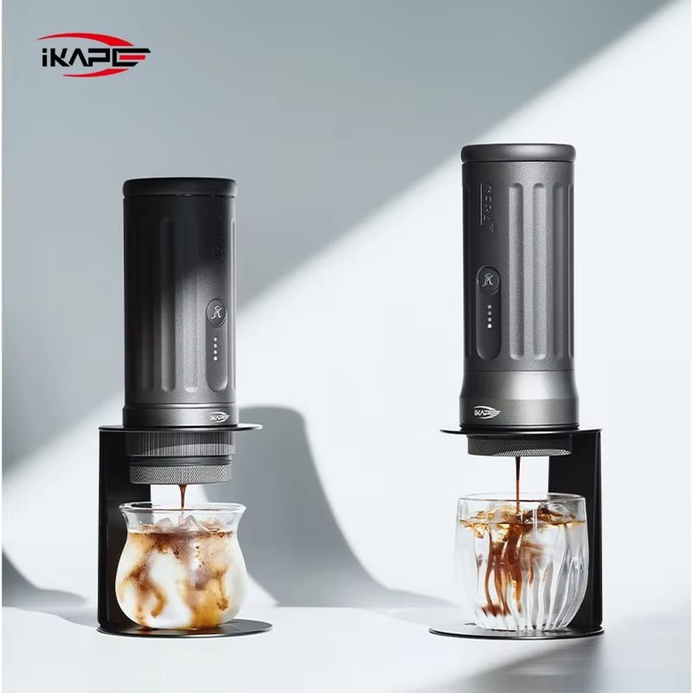 IKAPE Wireless Bluetooth Portable Espresso Maker Compatible With 58 Mm 228 In Bottomless Portafilt 5