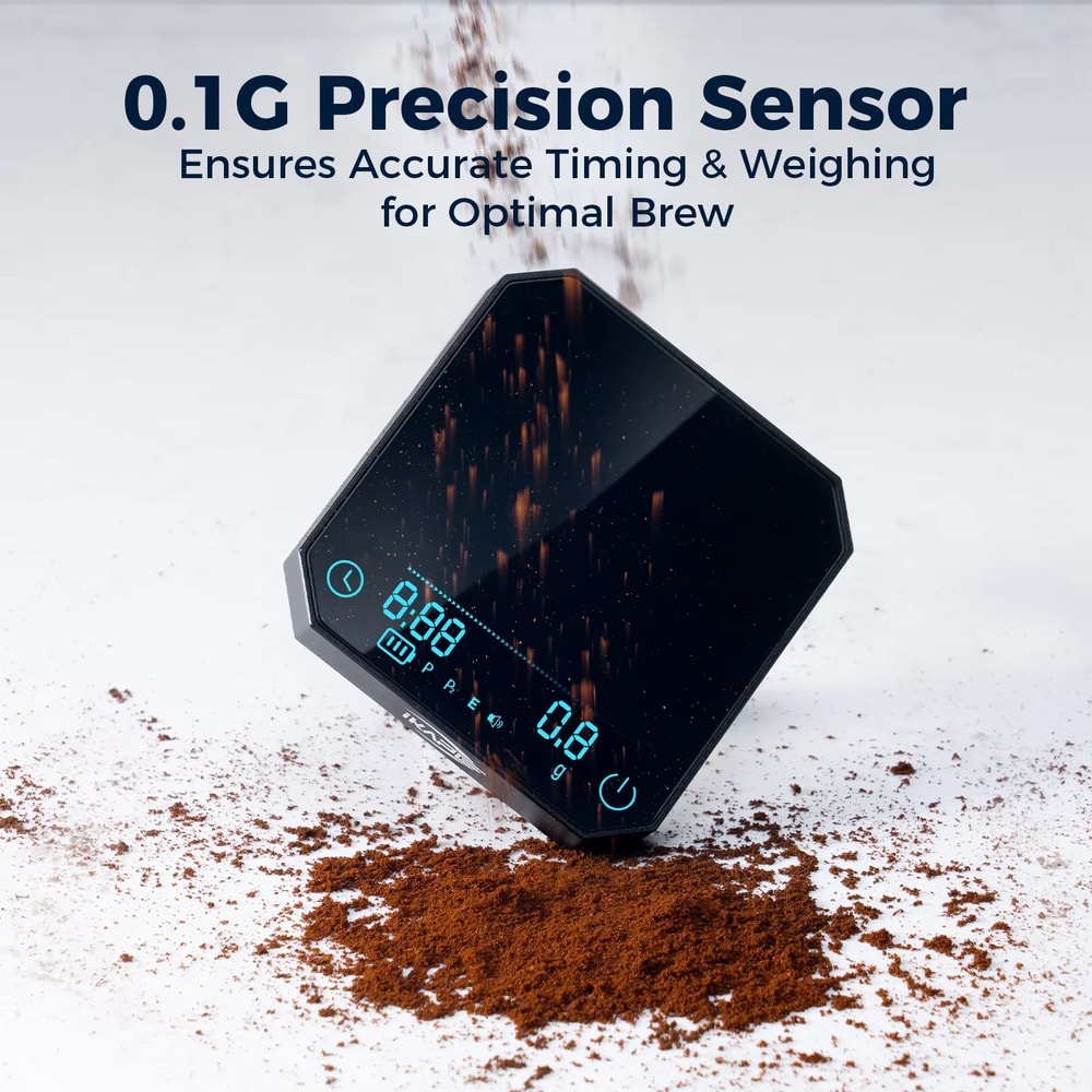 IKAPE Rechargeable Mini Coffee Scale With Timer For Espresso And Pour Over Brewing 2