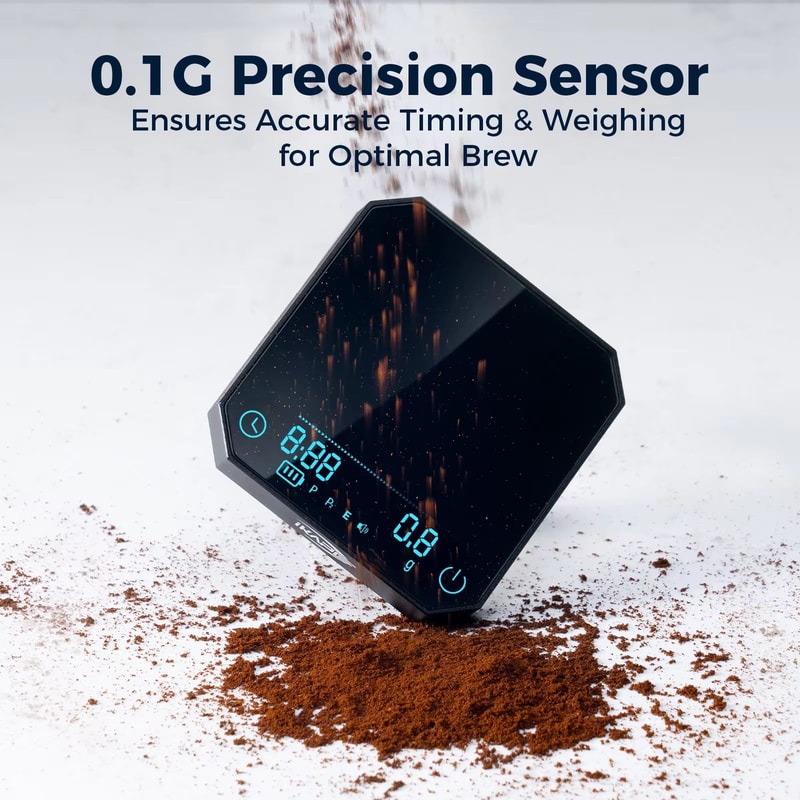 IKAPE Rechargeable Mini Coffee Scale With Timer For Espresso And Pour Over Brewing 2