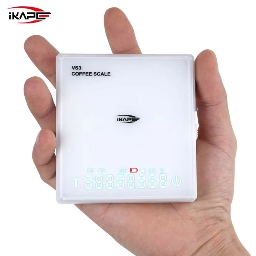 IKAPE Rechargeable Mini Coffee Scale With Timer For Espresso And Pour Over Brewing 6