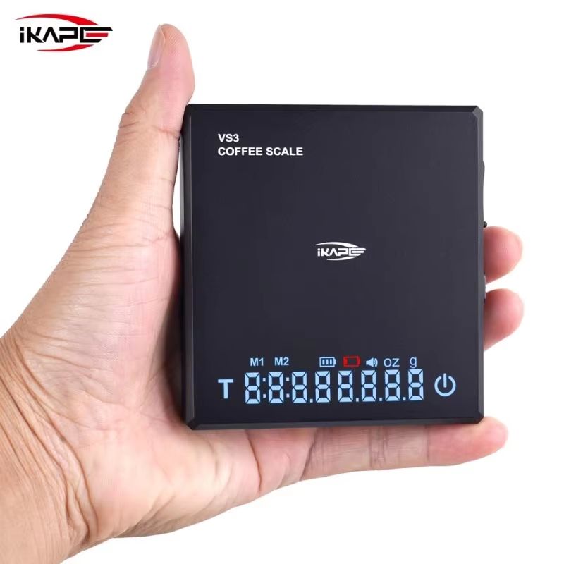 IKAPE Rechargeable Mini Coffee Scale With Timer For Espresso And Pour Over Brewing 8