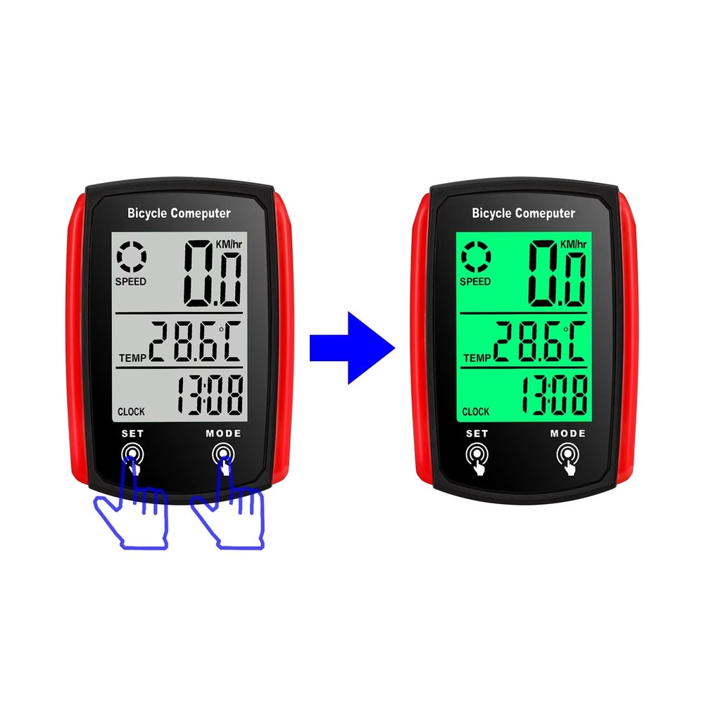 Wired Bike Computer LCD Speedometer And Odometer For Cycling 1