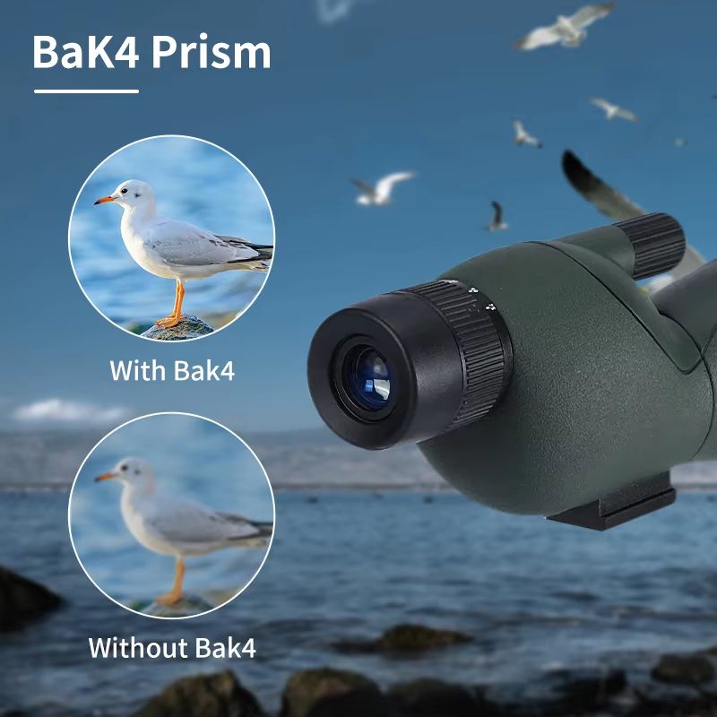 2575x60 Zoom Spotting Scope Monocular With BAK4 Prism And ED Lens 3