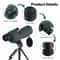 2575x60 Zoom Spotting Scope Monocular With BAK4 Prism And ED Lens 4