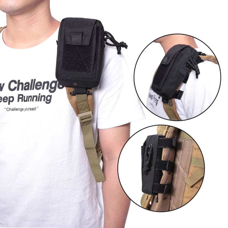 Tactical MOLLE Waist Bag EDC Pouch For Outdoor Everyday Carry 2