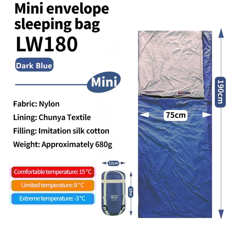 Ultralight Compact Waterproof Adult Sleeping Bag For Camping Travel 10