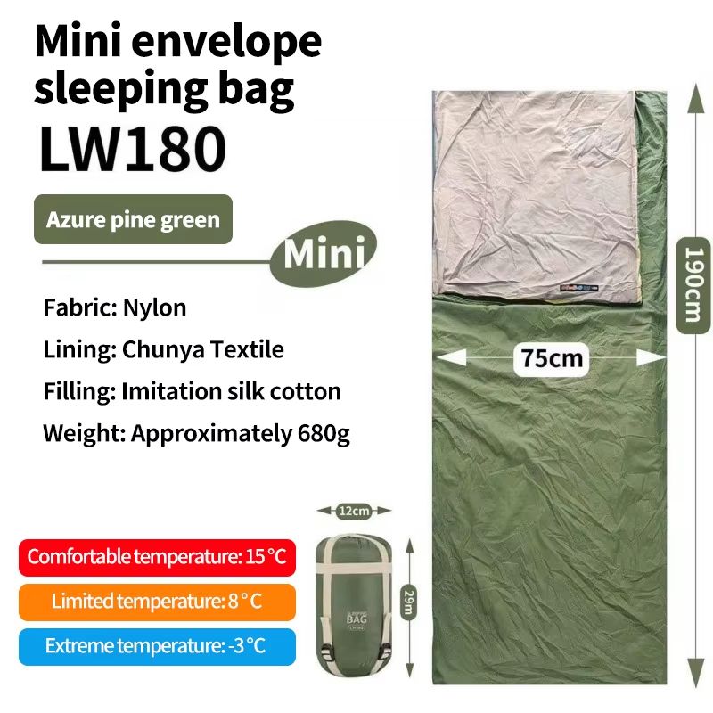 Ultralight Compact Waterproof Adult Sleeping Bag For Camping Travel 7