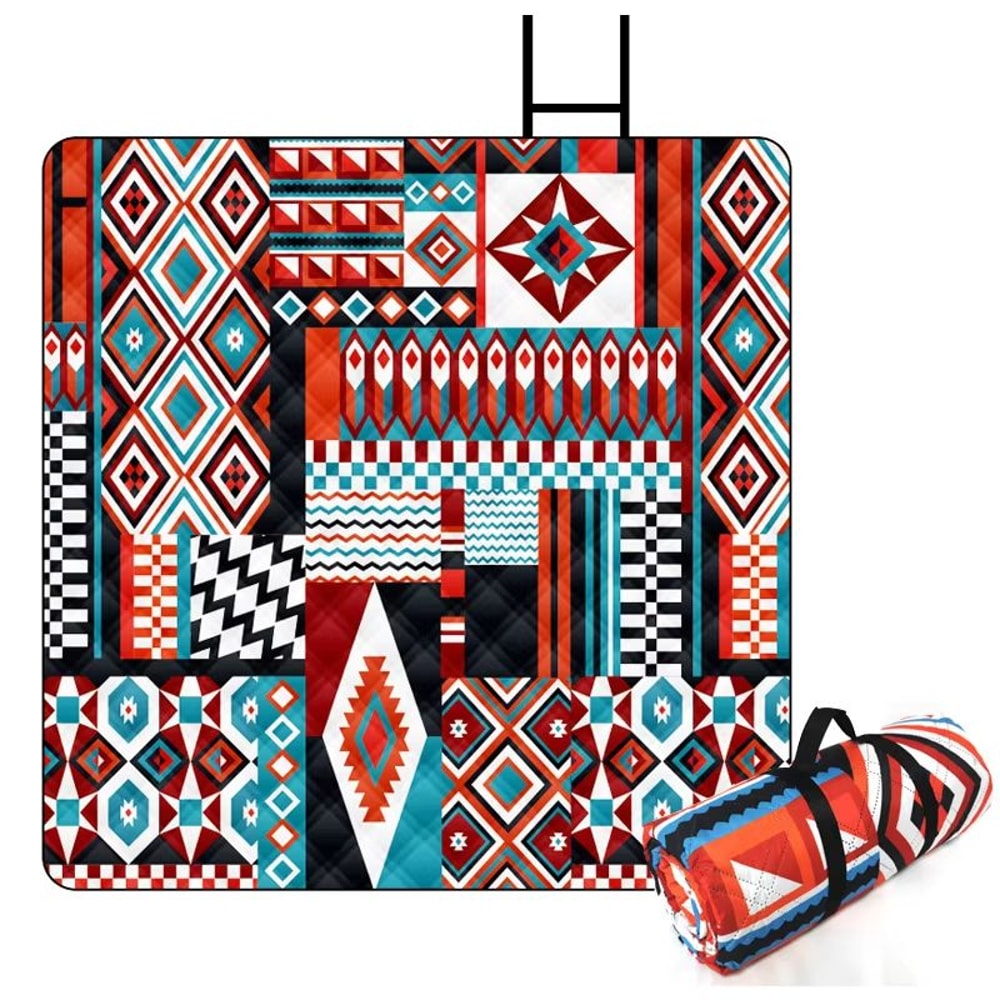 Waterproof Outdoor Camping Picnic Mat With Aluminum Film Base 9