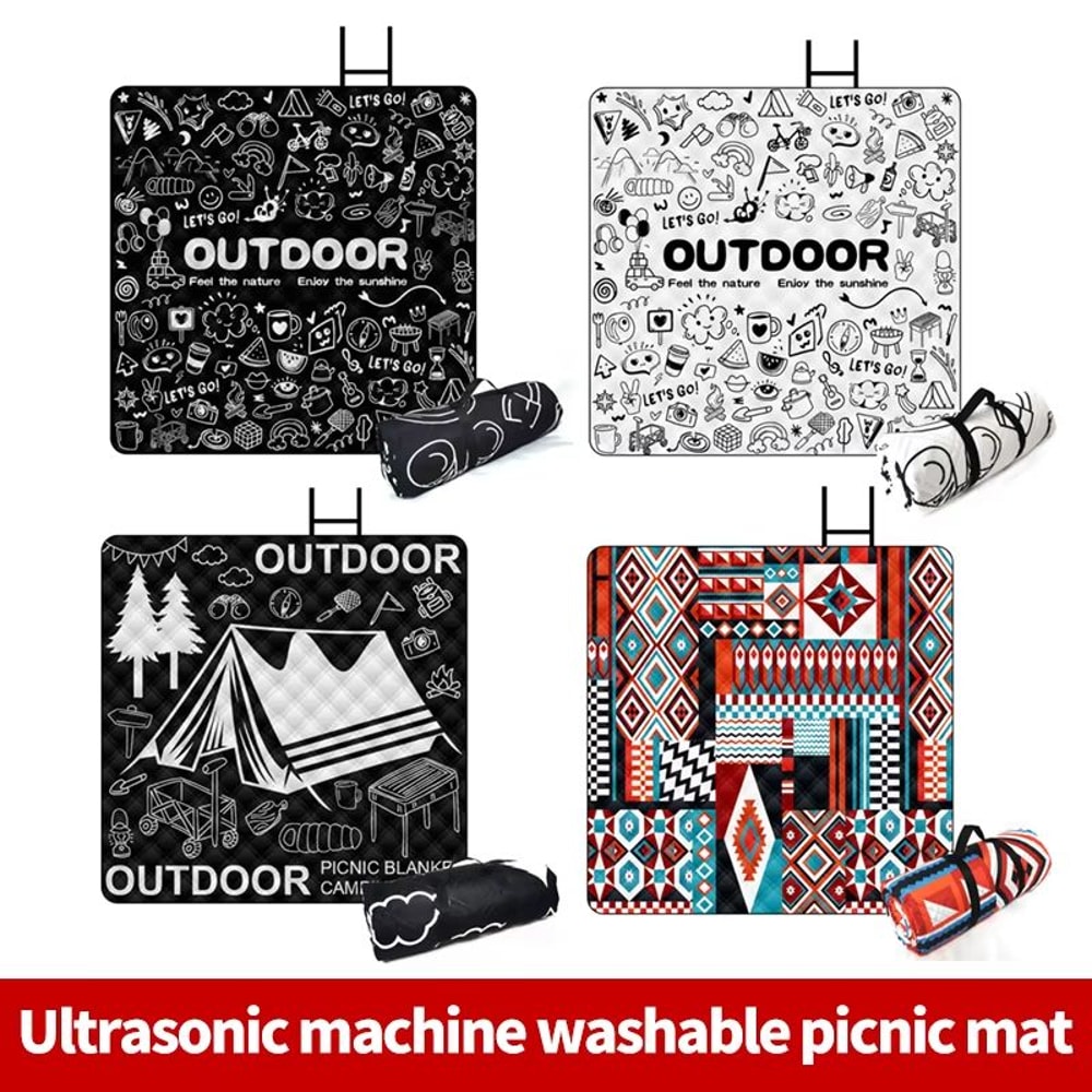 Waterproof Outdoor Camping Picnic Mat With Aluminum Film Base 5