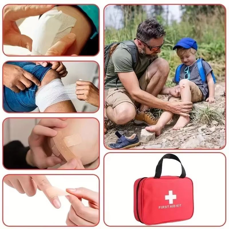 184Piece Comprehensive First Aid Kit With Portable Medical Bag 3