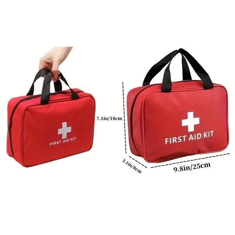 184Piece Comprehensive First Aid Kit With Portable Medical Bag 5