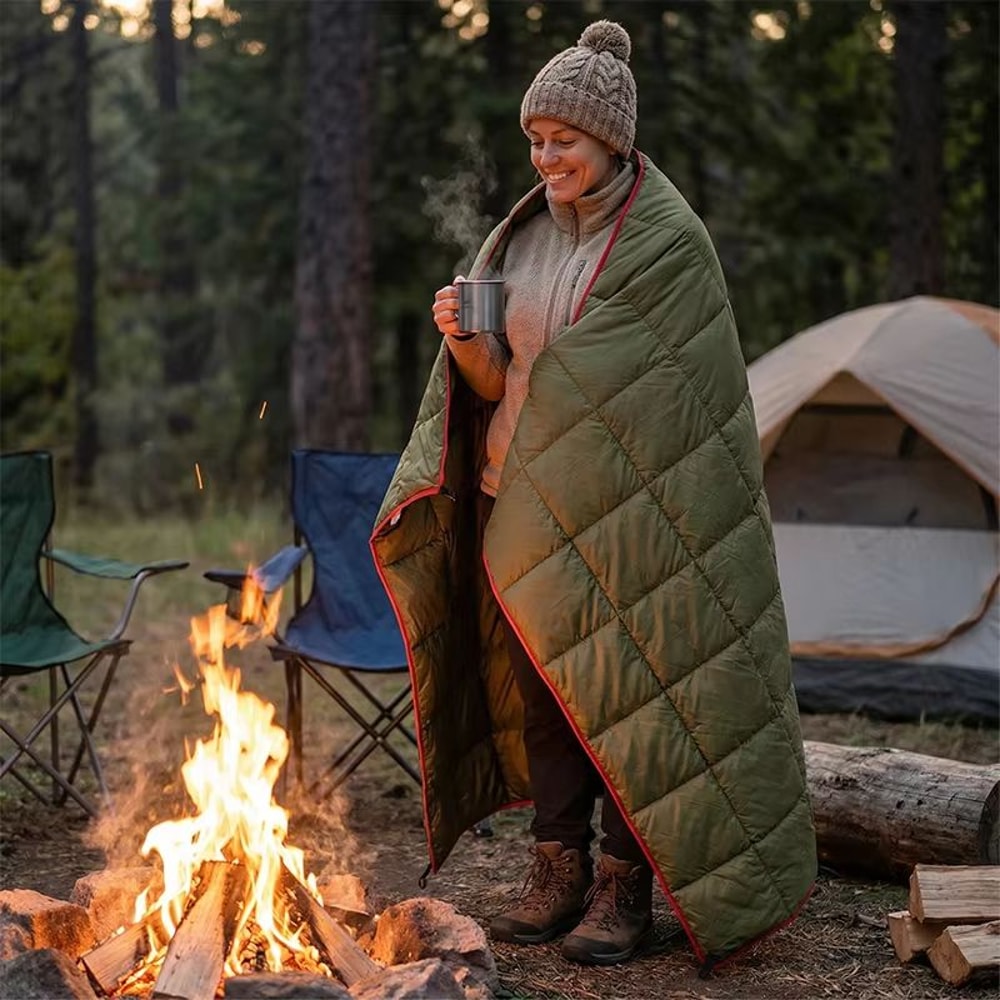 AllSeason Lightweight Camping Travel Blanket Mat 2