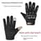 Mens FullFinger Motorcycle Gloves With Touchscreen And Protective Reinforcement 1