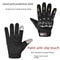 Mens FullFinger Motorcycle Gloves With Touchscreen And Protective Reinforcement 1