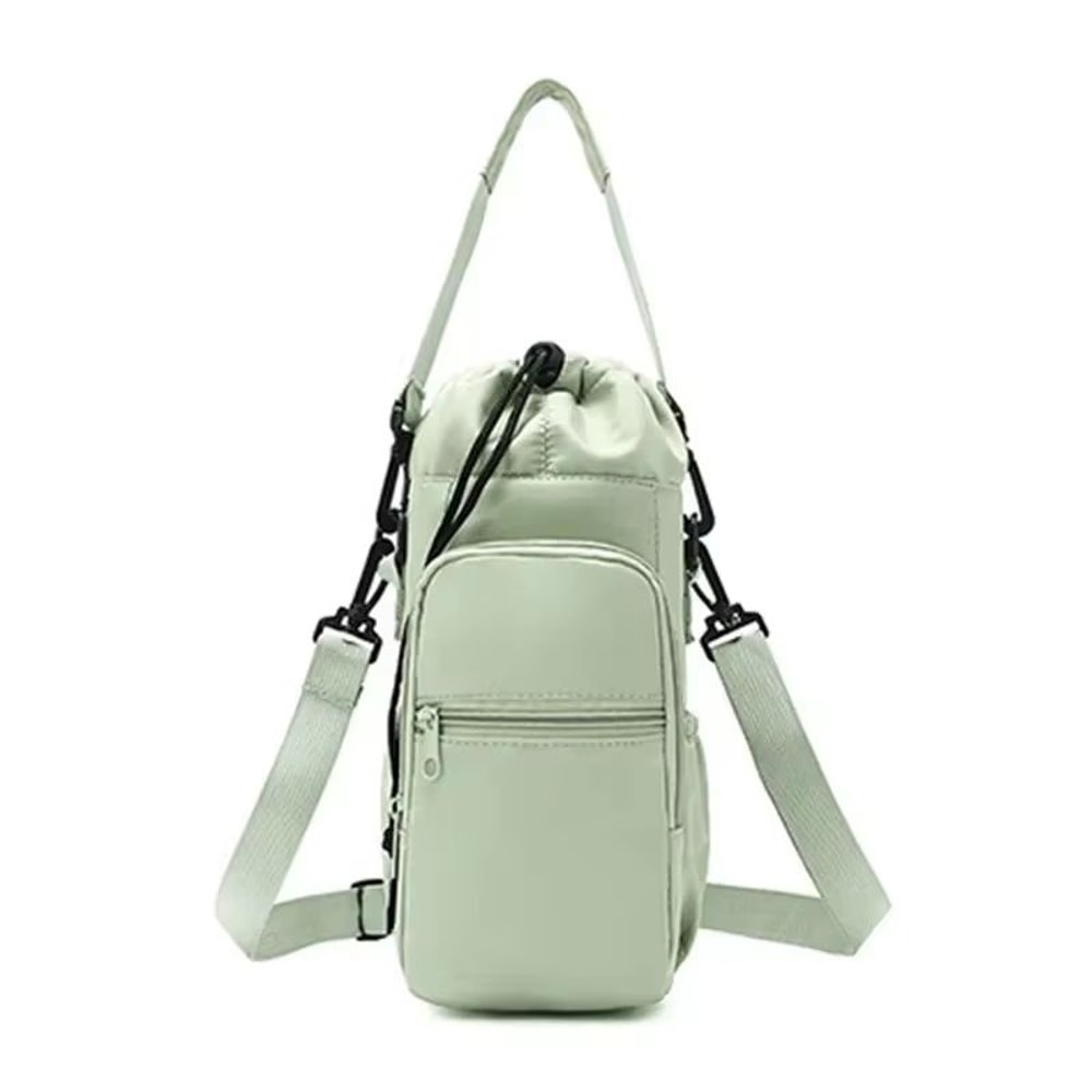 Portable Insulated Water Bottle Bag With Adjustable Strap And Phone Pocket 9