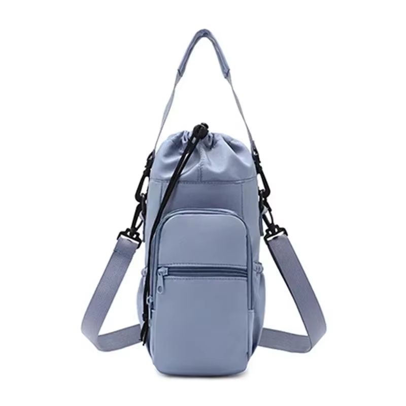 Portable Insulated Water Bottle Bag With Adjustable Strap And Phone Pocket 10