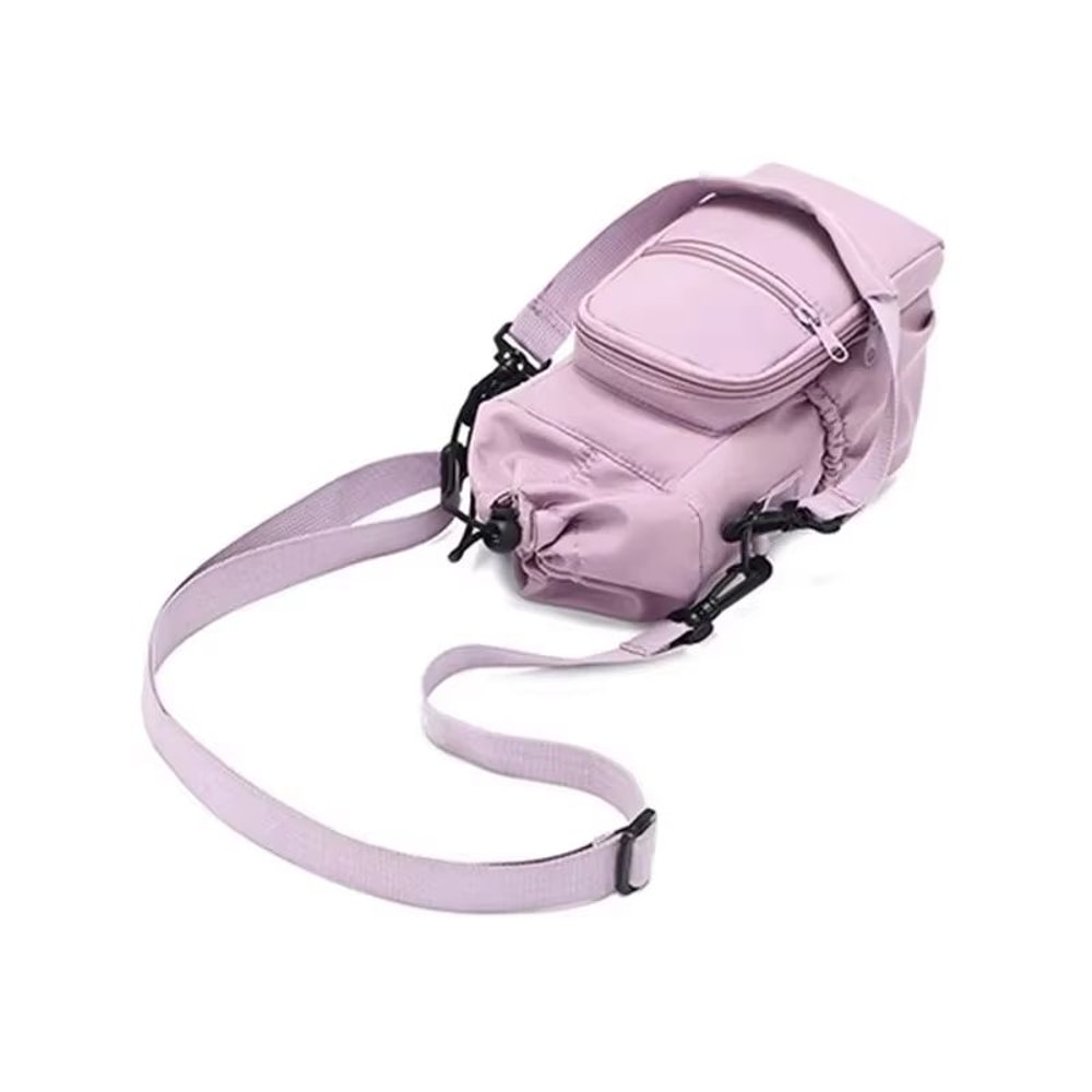 Portable Insulated Water Bottle Bag With Adjustable Strap And Phone Pocket 3